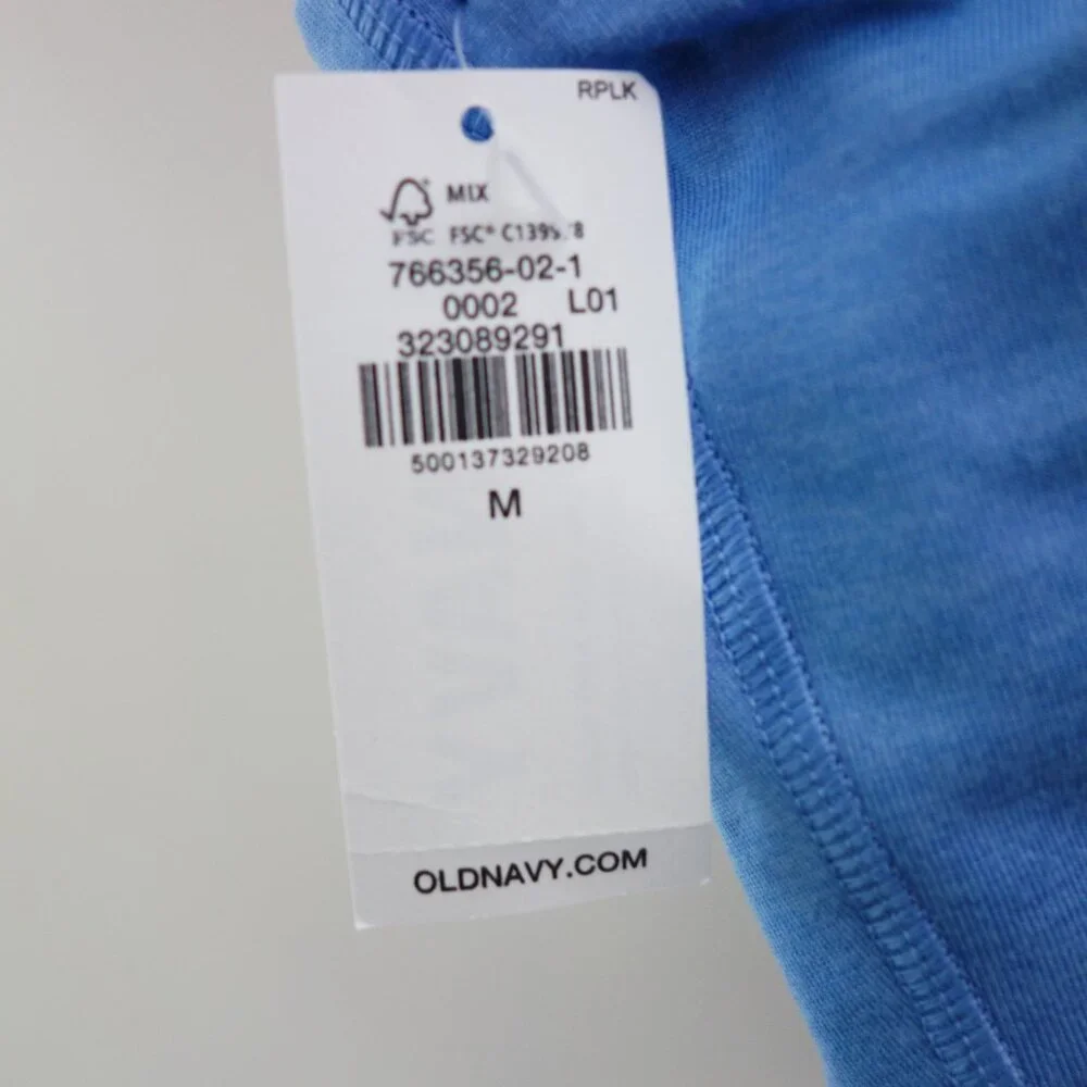 Old Navy Light Support CloudComfy Bandeau Sports Bra in LIGHTHOUSE (M) NWT!